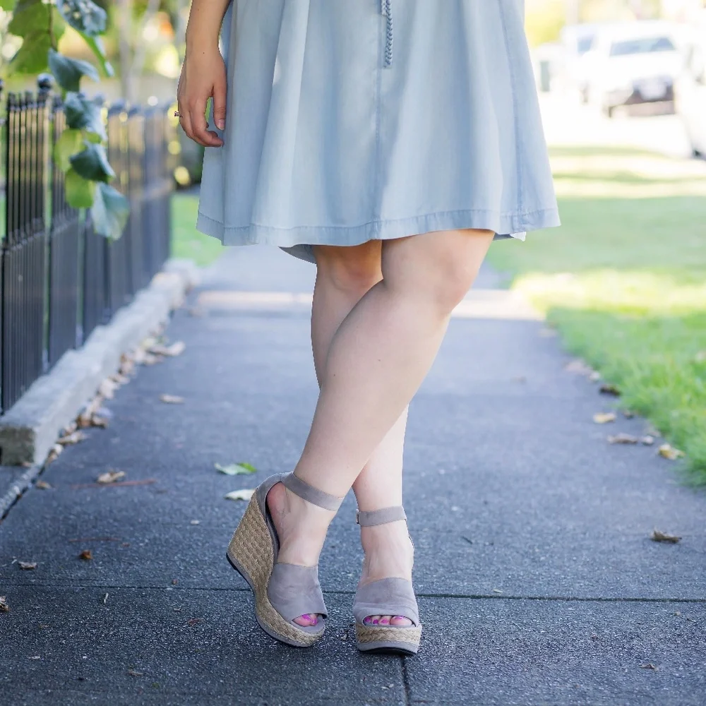 ⬇️ Stuart Weitzman 'Soho Gal' Espadrille Platform Sz 9.5